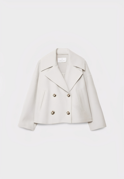 Claire – Corta Elegante Giacca Doppiopetto