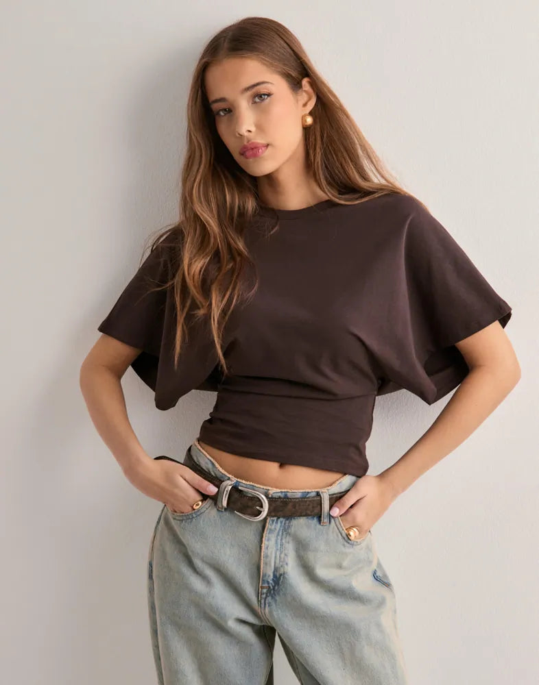 Leonie – Top Comodo a Vita Elastica