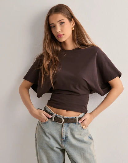 Leonie – Top Comodo a Vita Elastica