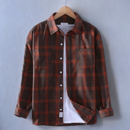 Brent - Camicia Button-Down a Quadri per Tutto il Giorno