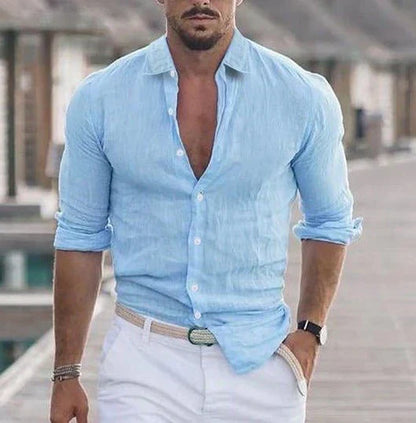 Camicia di lino – Eleganza estiva con una sensazione di leggerezza