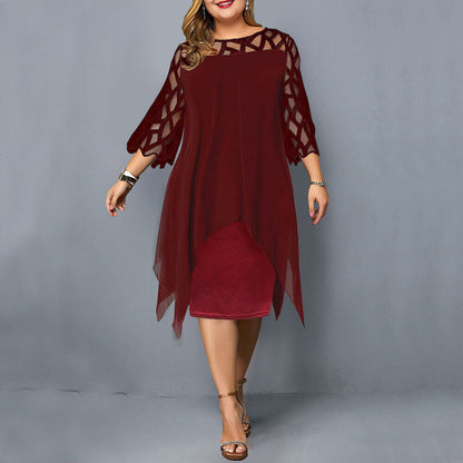 Salome – Elegante Midi Abito Taglie Forti