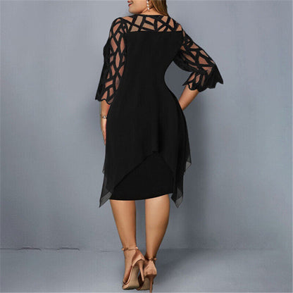 Salome – Elegante Midi Abito Taglie Forti