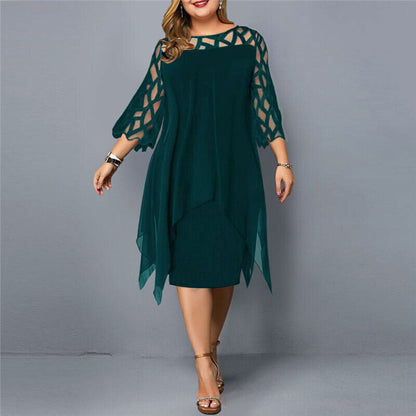 Salome – Elegante Midi Abito Taglie Forti