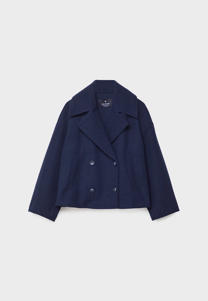 Britanny - Elegante Cappotto Corto Doppiopetto