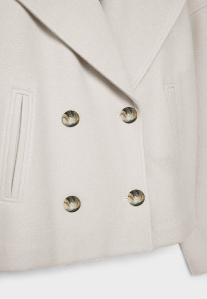 Britanny - Elegante Cappotto Corto Doppiopetto