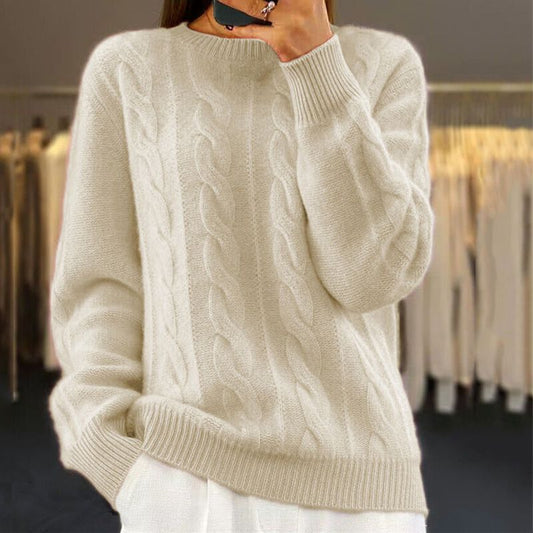 Maja - Elegante Maglione a Treccia