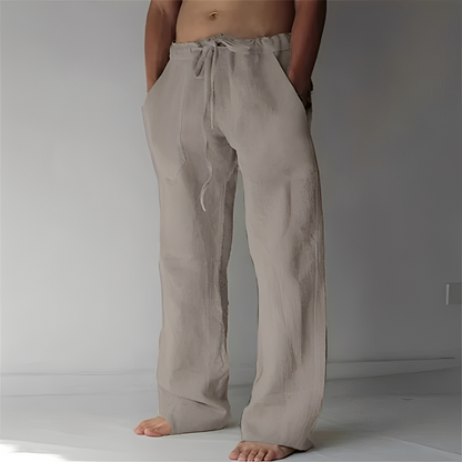 Arthur – Baggy pantaloni di lino per uomo