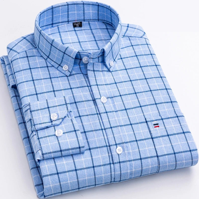Louis – Camicia di cotone a quadri