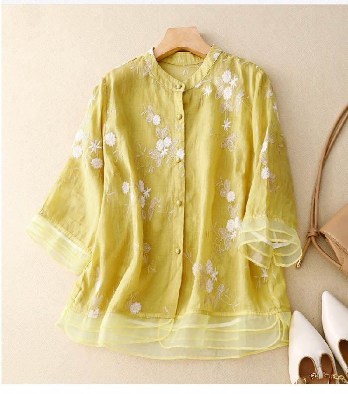 Elaine - Blusa Ricamata Versatile