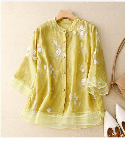 Elaine - Blusa Ricamata Versatile