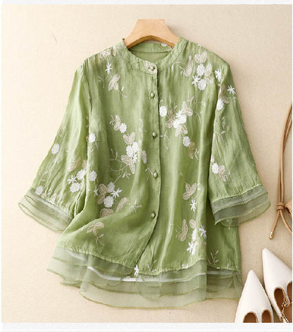Elaine - Blusa Ricamata Versatile