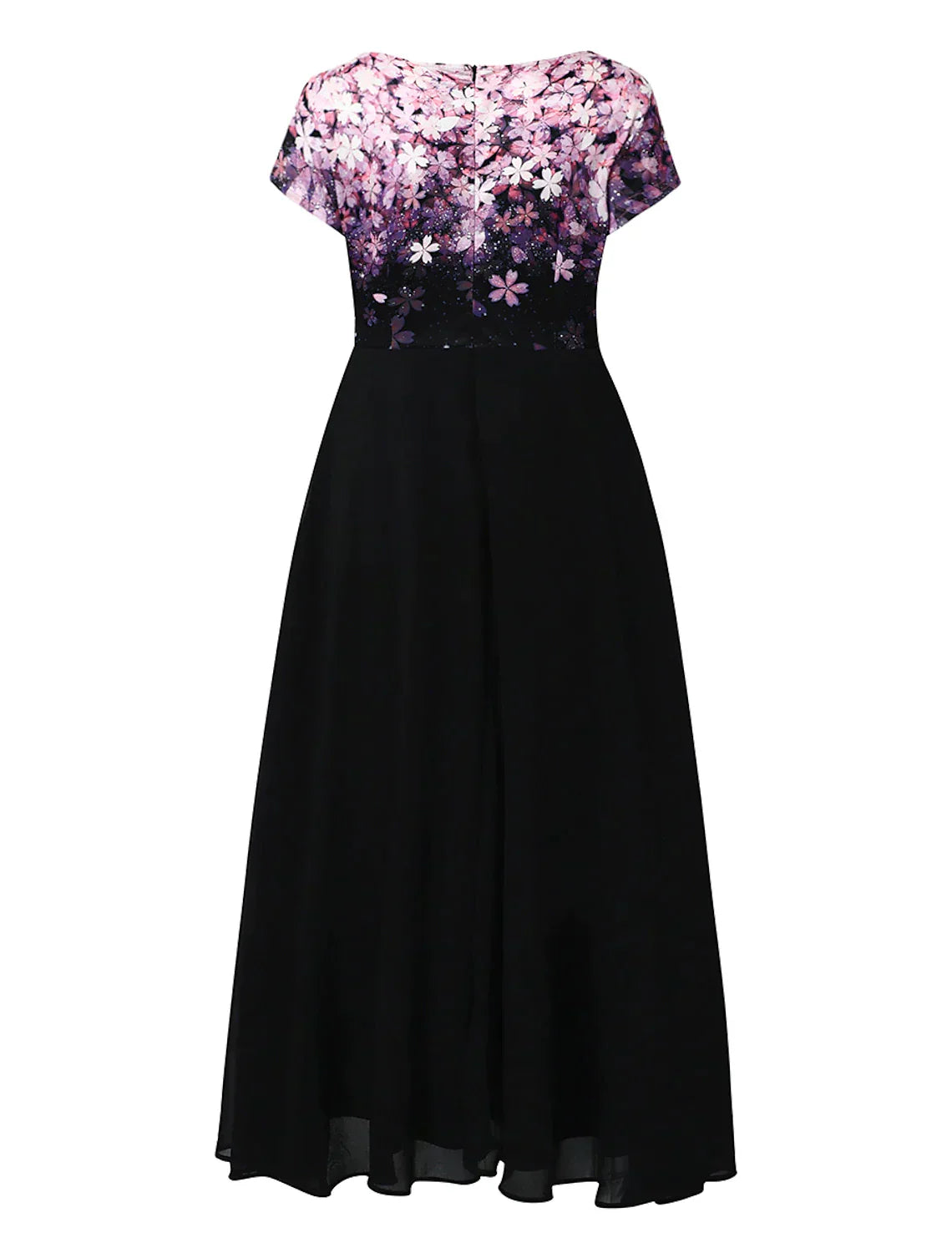 Mauricia - Abito midi elegante in pizzo con design floreale